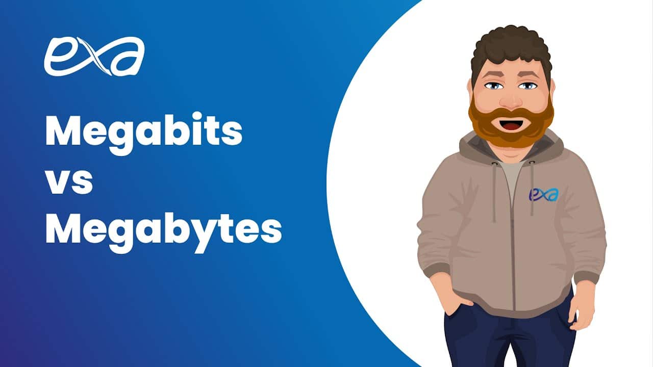 Megabits vs megabytes