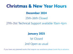 Christmas Opening Times 24