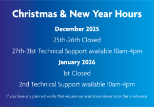 Christmas Opening Times 25